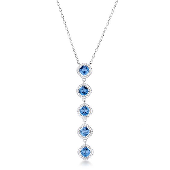Collana Brosway Donna FANCY FREEDOM BLUE in Argento Cubic Zirconia FFB126 - FFB126